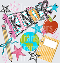 BACK TO SCHOOL NAME PENNANT KINDER
