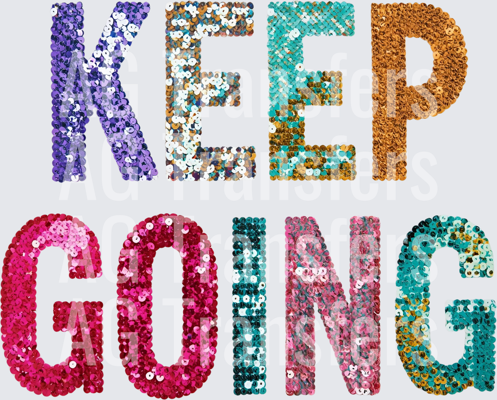 KEEP GOING SEQUIN