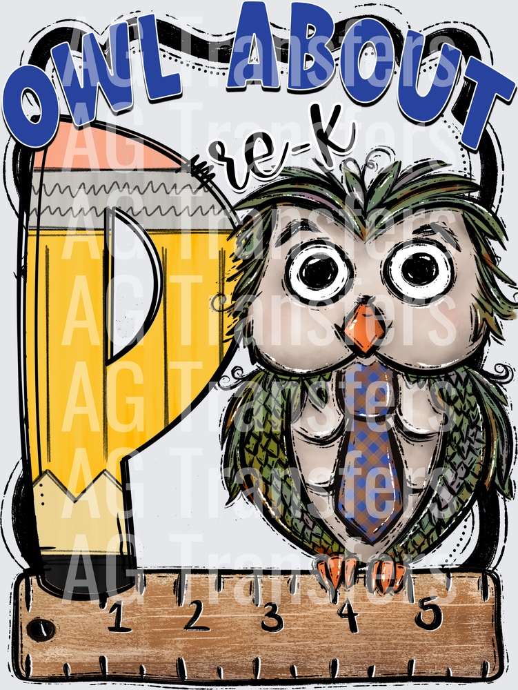 Owl About BLUE PRE K