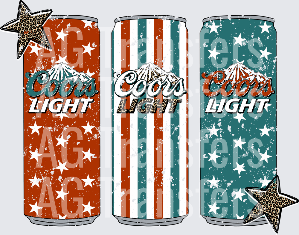 Patriotic Coors light