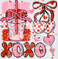 Coffee XO collage with background