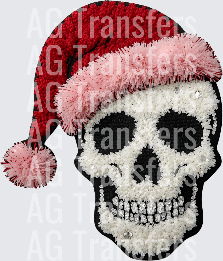 CHRISTMAS SKELETON FAUX YARN