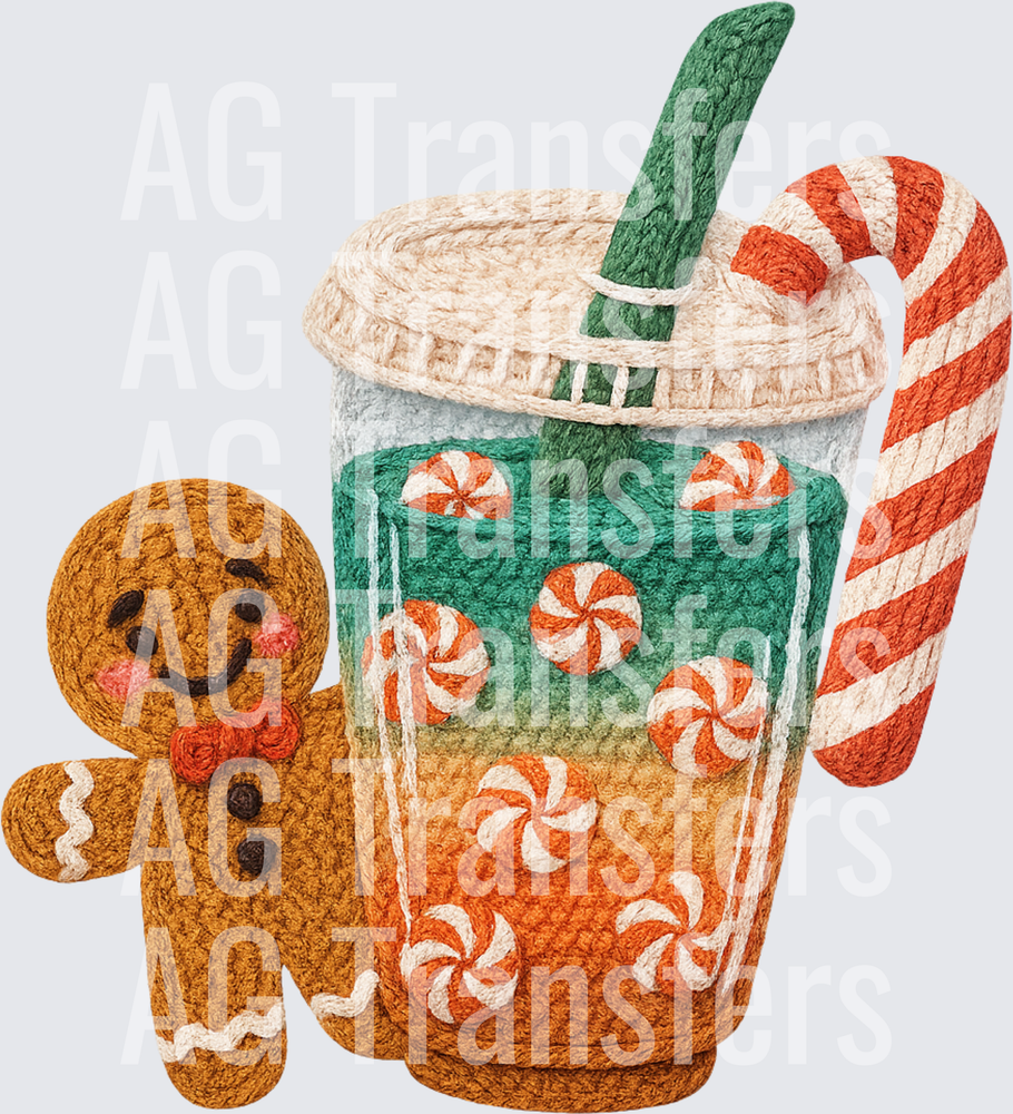 GINGERBREAD CANDY CANE COFFEE