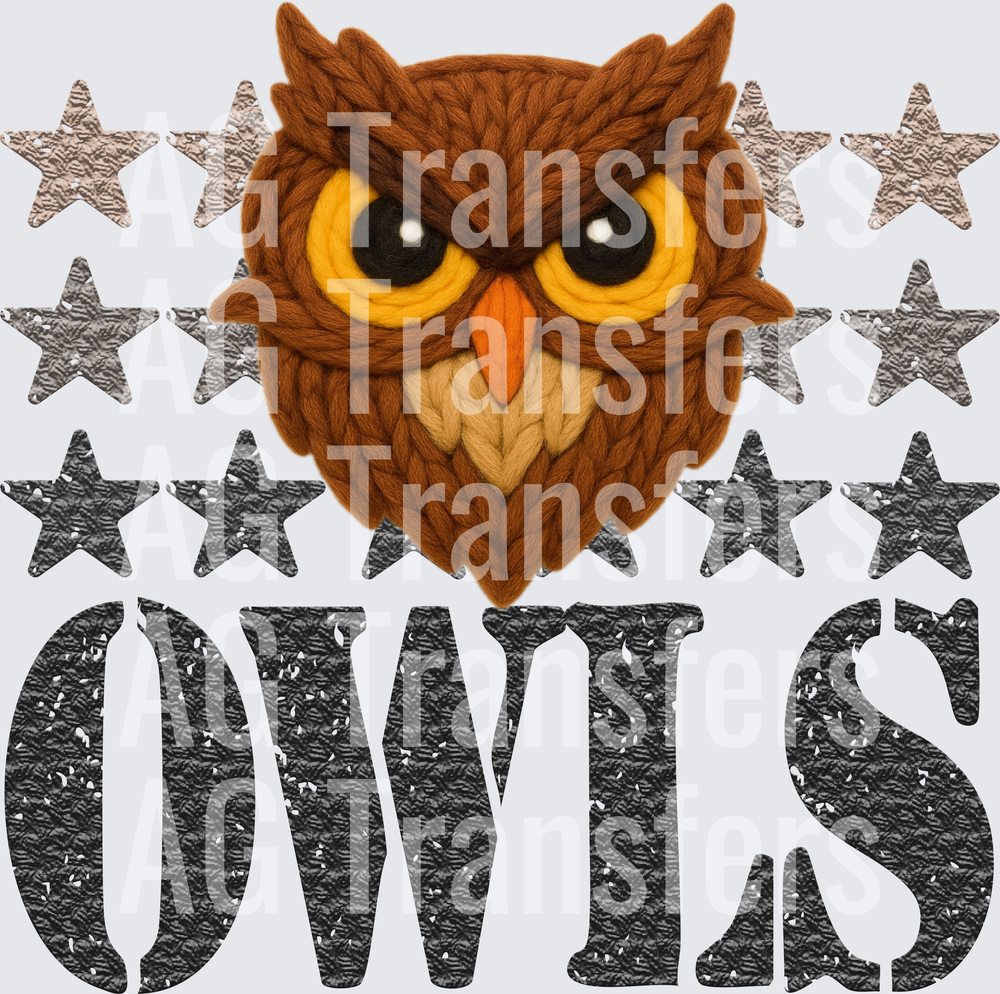YARN MASCOTS OWLS