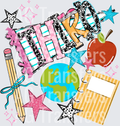 BACK TO SCHOOL NAME PENNANT THIRD
