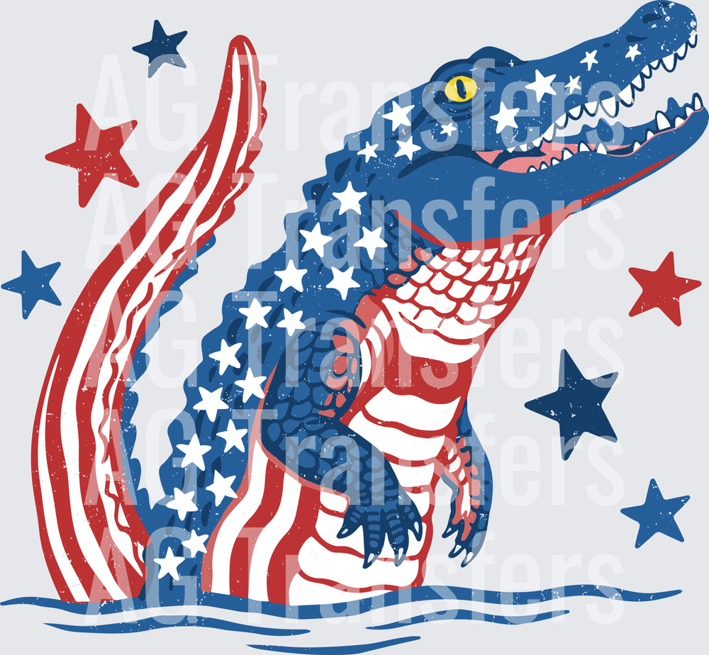 Patriotic Gator 2
