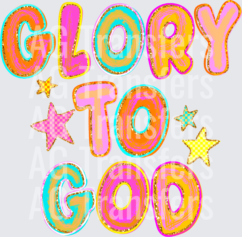 GLORY TO GOD COLORFUL