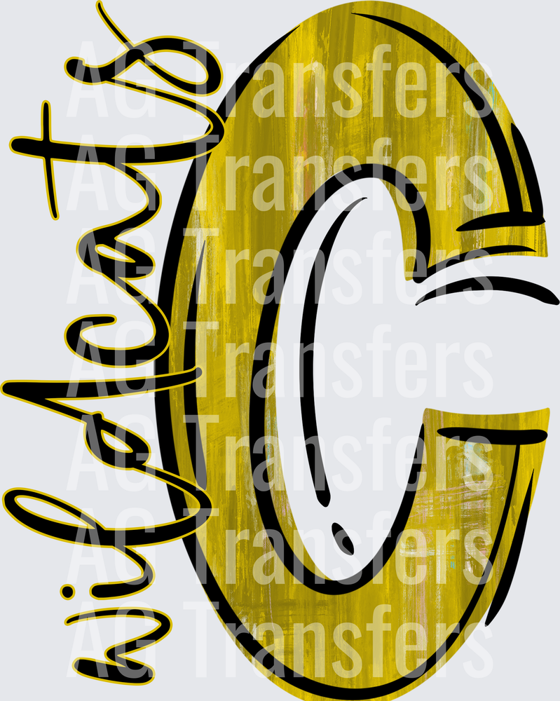 Wildcats C Black Lettering