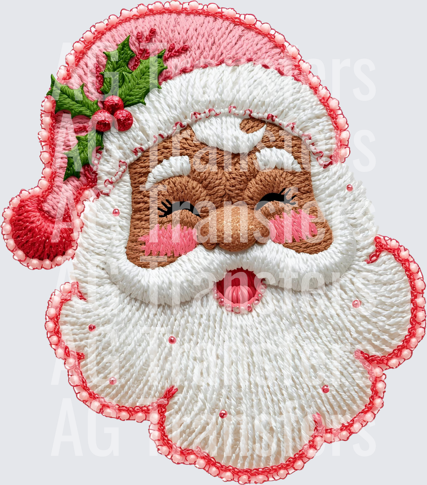 SANTA PINK FAUX YARN