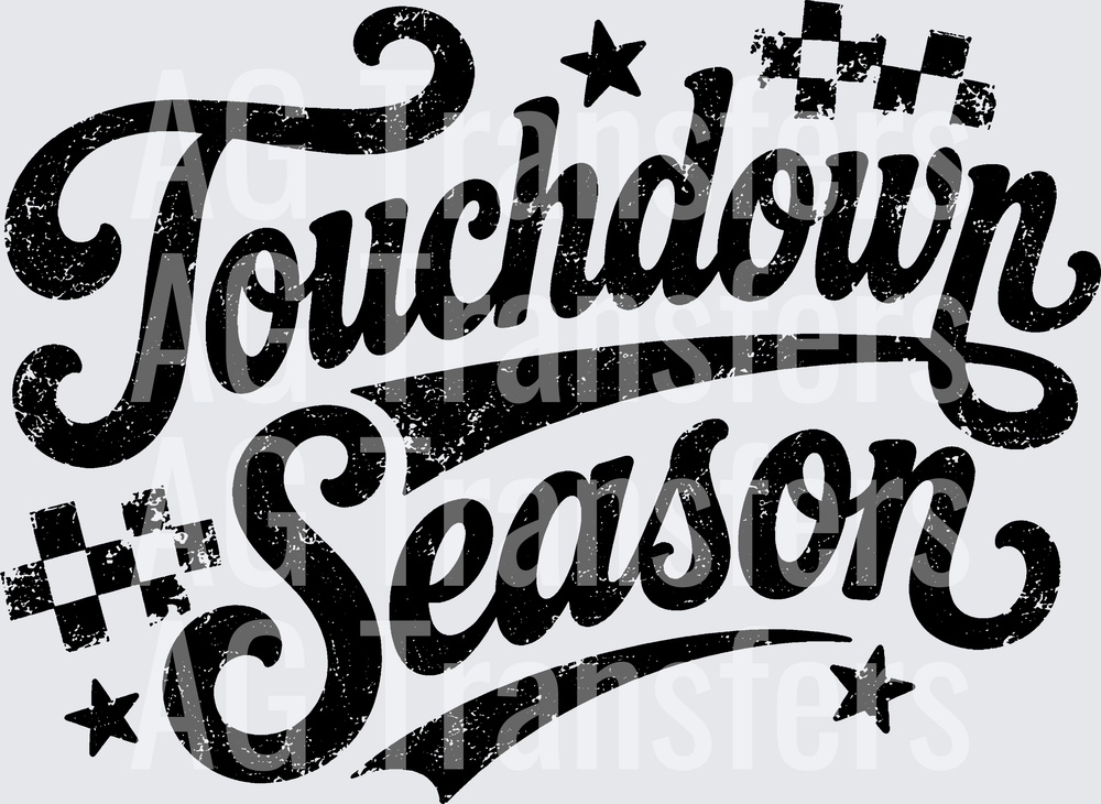 TOUCHDOWN SEASON DISTRESSED