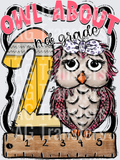 Owl About PINK SECOND GRADE