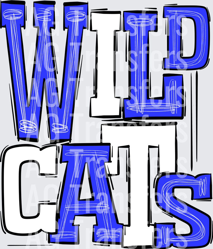Wildcats Royal White