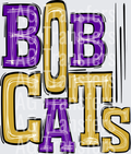 Bobcats Purple and Gold