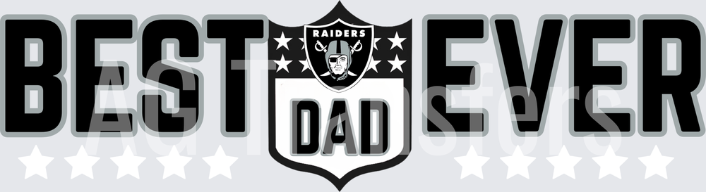 RAIDERS BEST DAD EVER FRONT