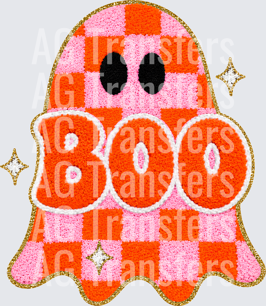 BOO CHECKERED GHOST