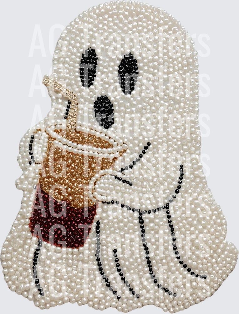 GHOST COFFEE FAUX PEARLS