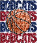 bobcats blue and red