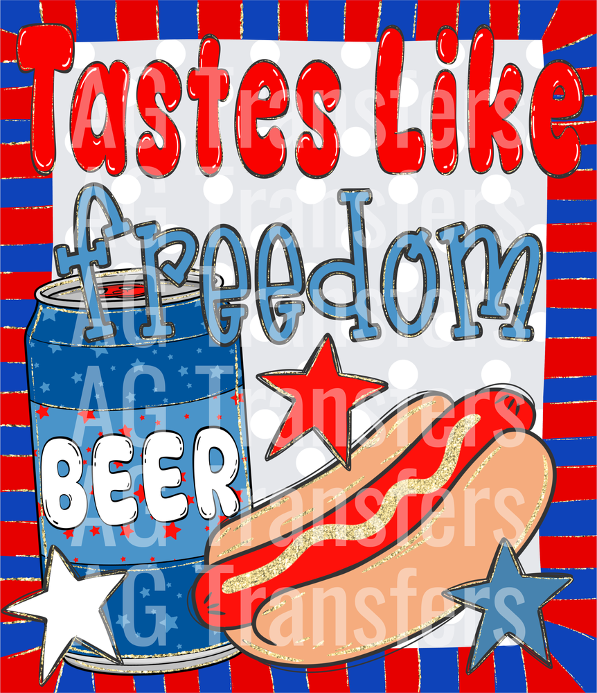 Tastes like freedom beer