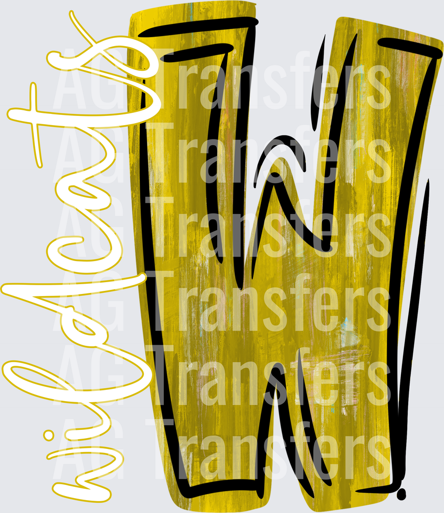 Wildcats W Yellow