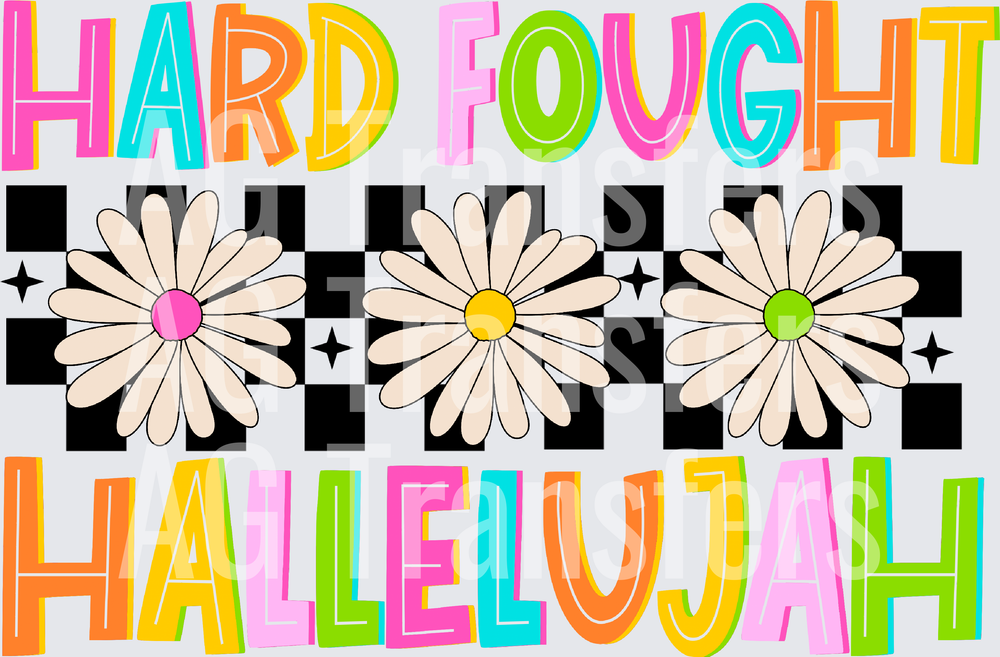 HARD FOUGHT HALLELUJAH CHECKERED