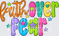 FAITH OVER FEAR DOODLE