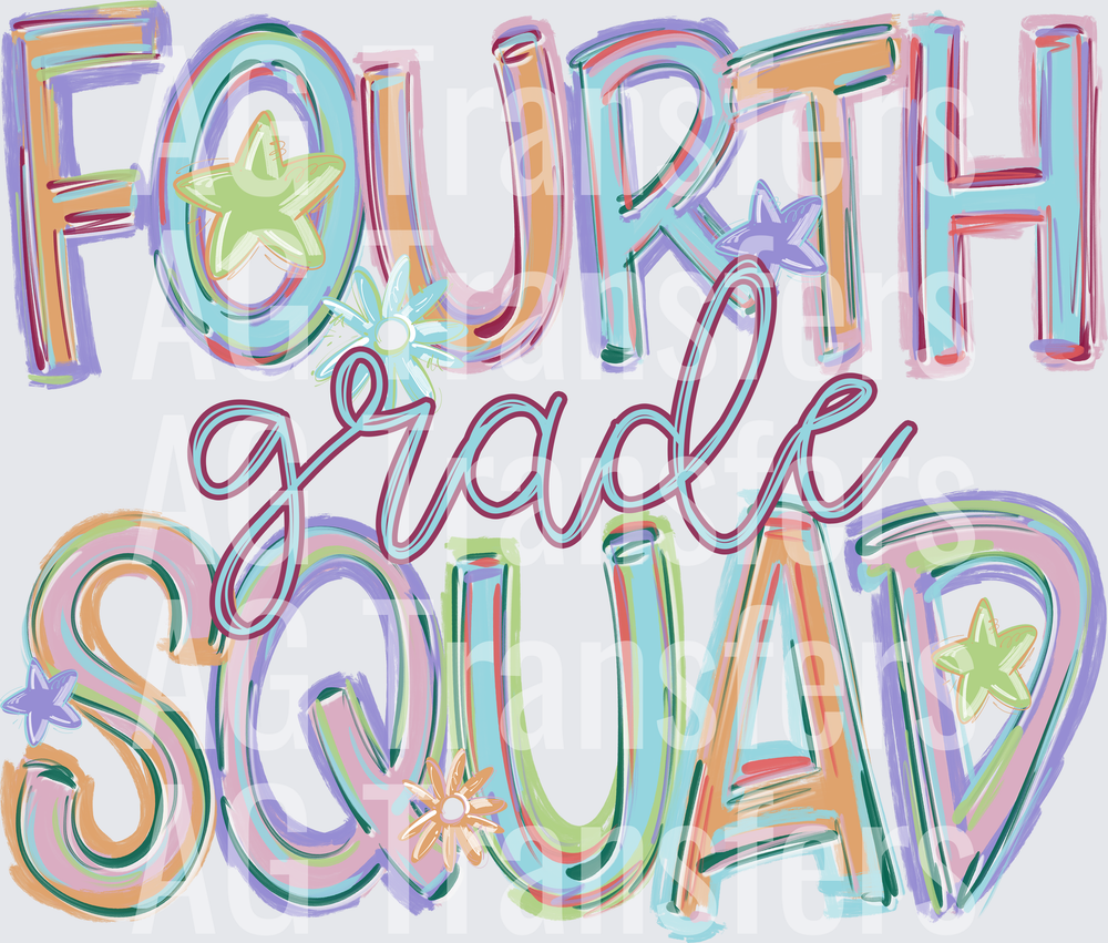 TILTED GRADE LEVELS FOURTH GRADE SQUAD