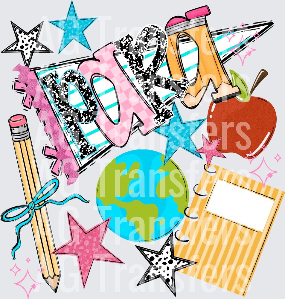 BACK TO SCHOOL NAME PENNANT PARA