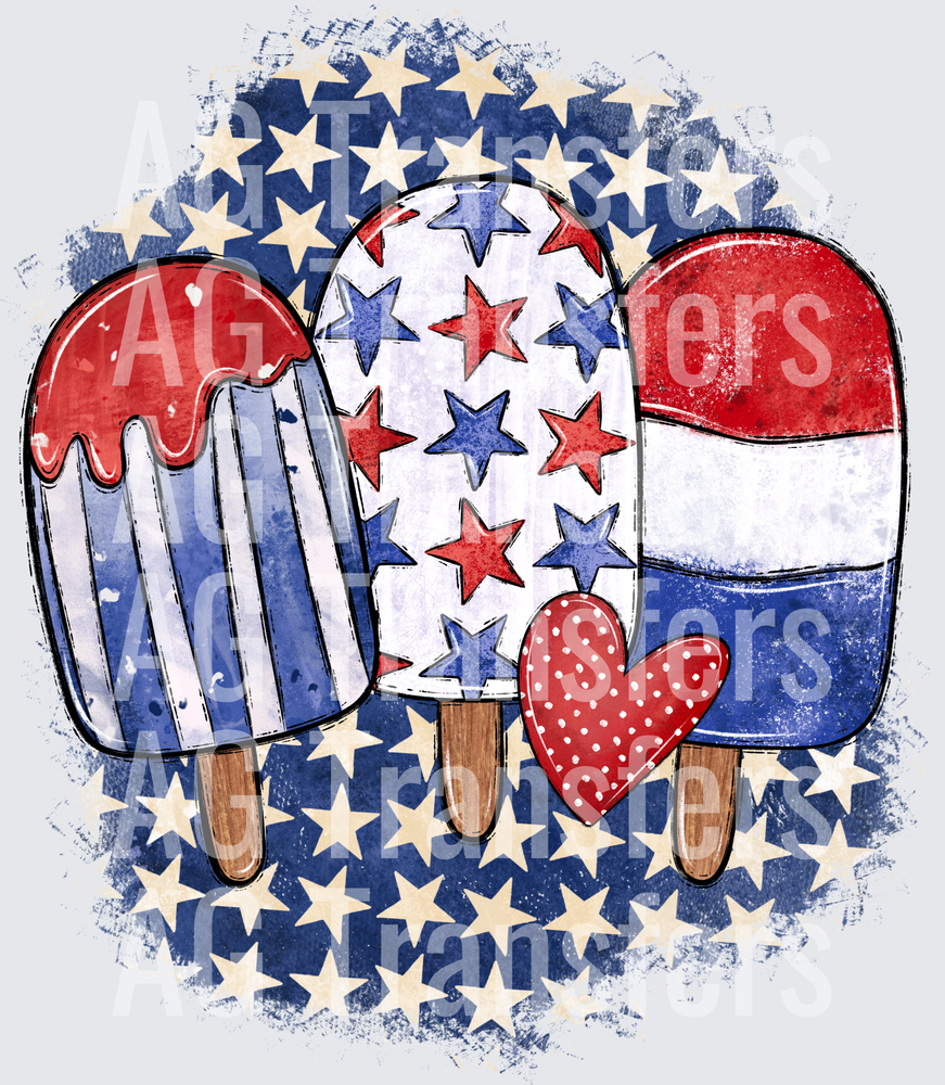 Patriotic Popsicles Trio