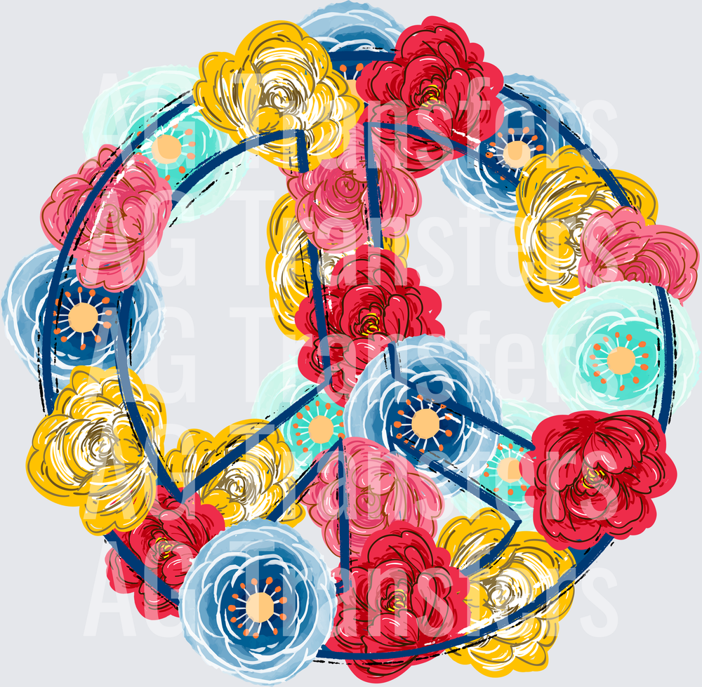 Patriotic Peace Sign