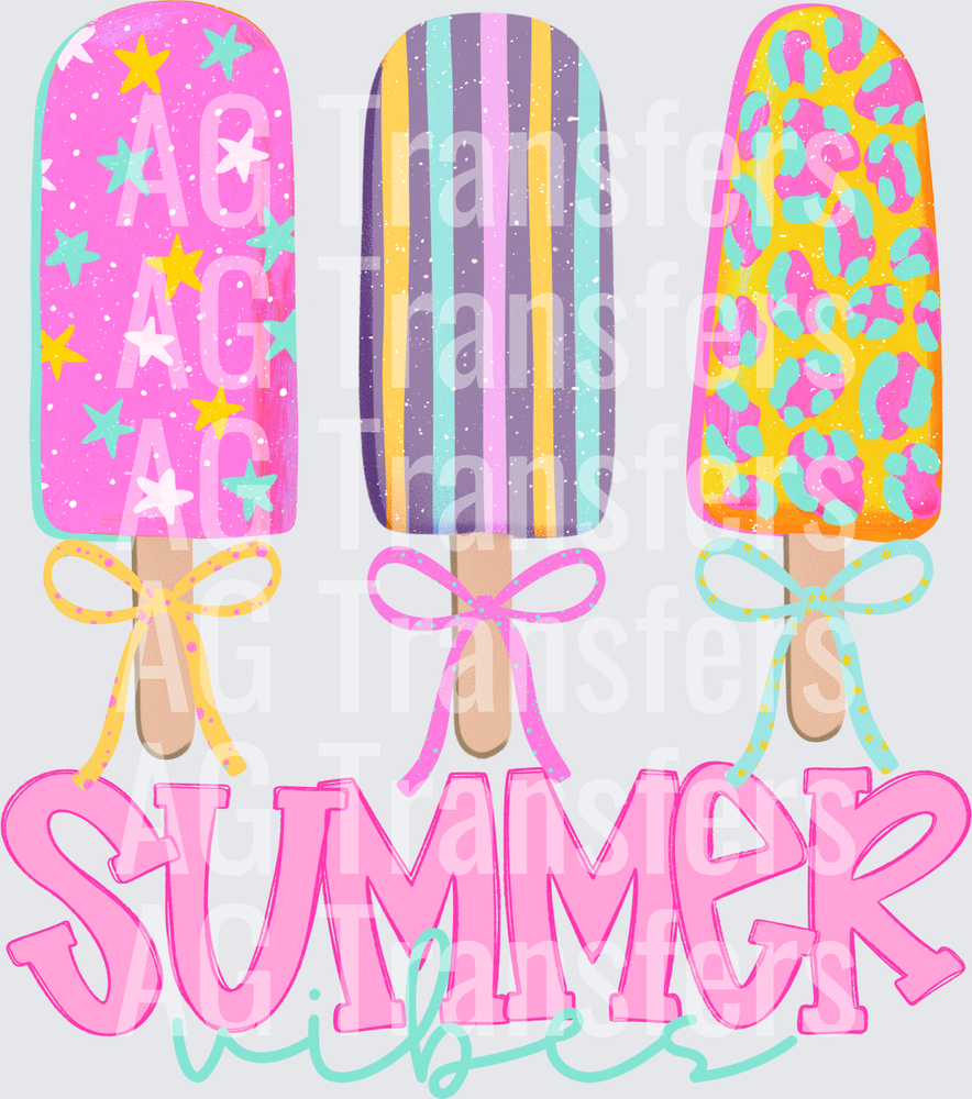 Summer vibes popsicles