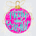 Merry and bright pink