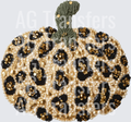 LEOPARD PUMPKIN FAUX PEARLS