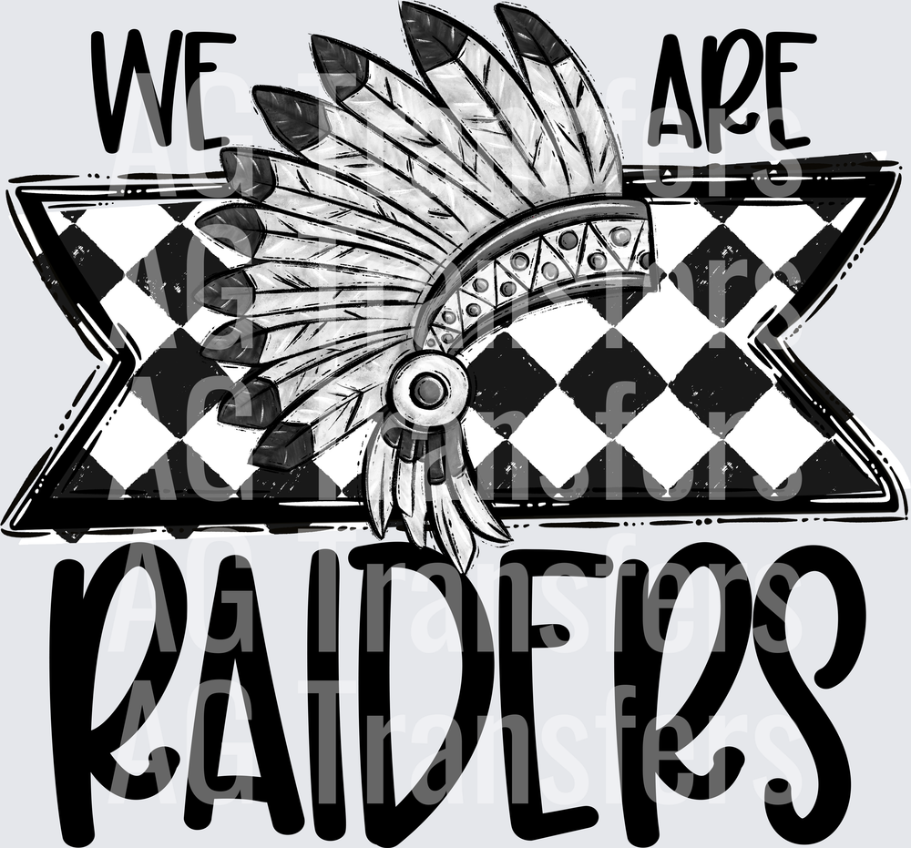 We Are RAIDERS HEADDRESS