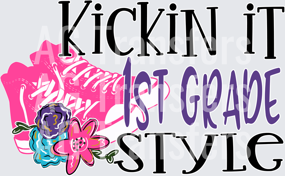 Kickin it Style PINK FIRST GRADE