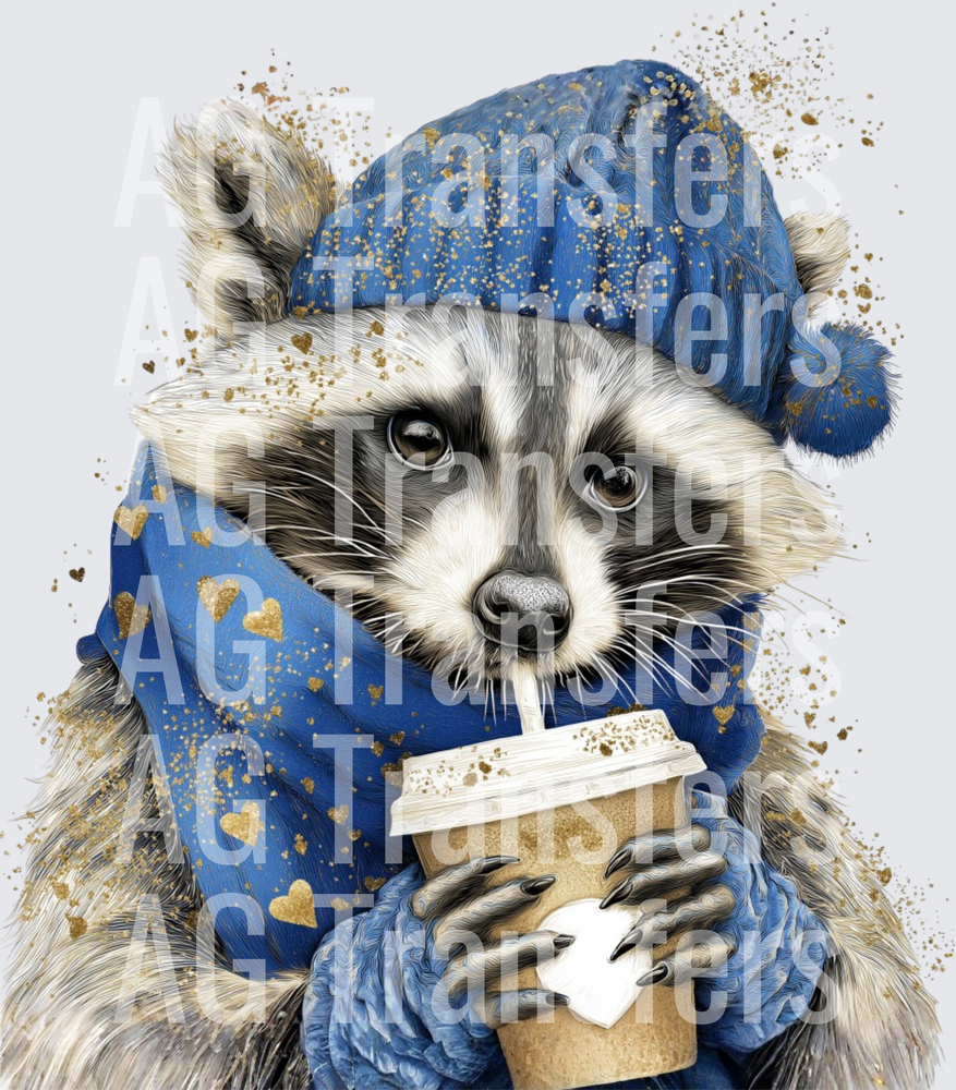 WINTER COFFEE RACOON
