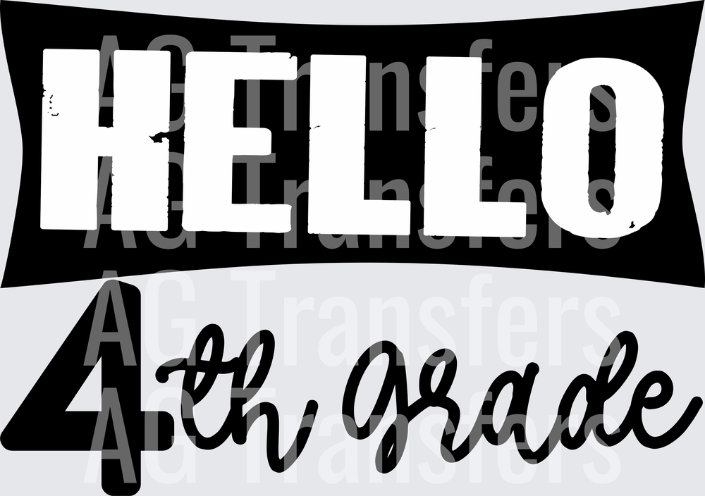Hello Grade Level BANNER 4th Grade