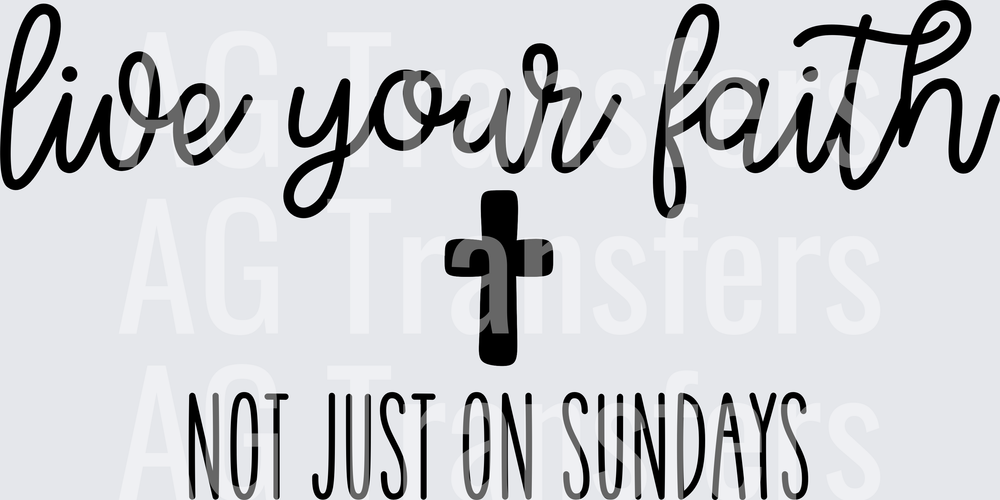 LiveYourFaith Blk