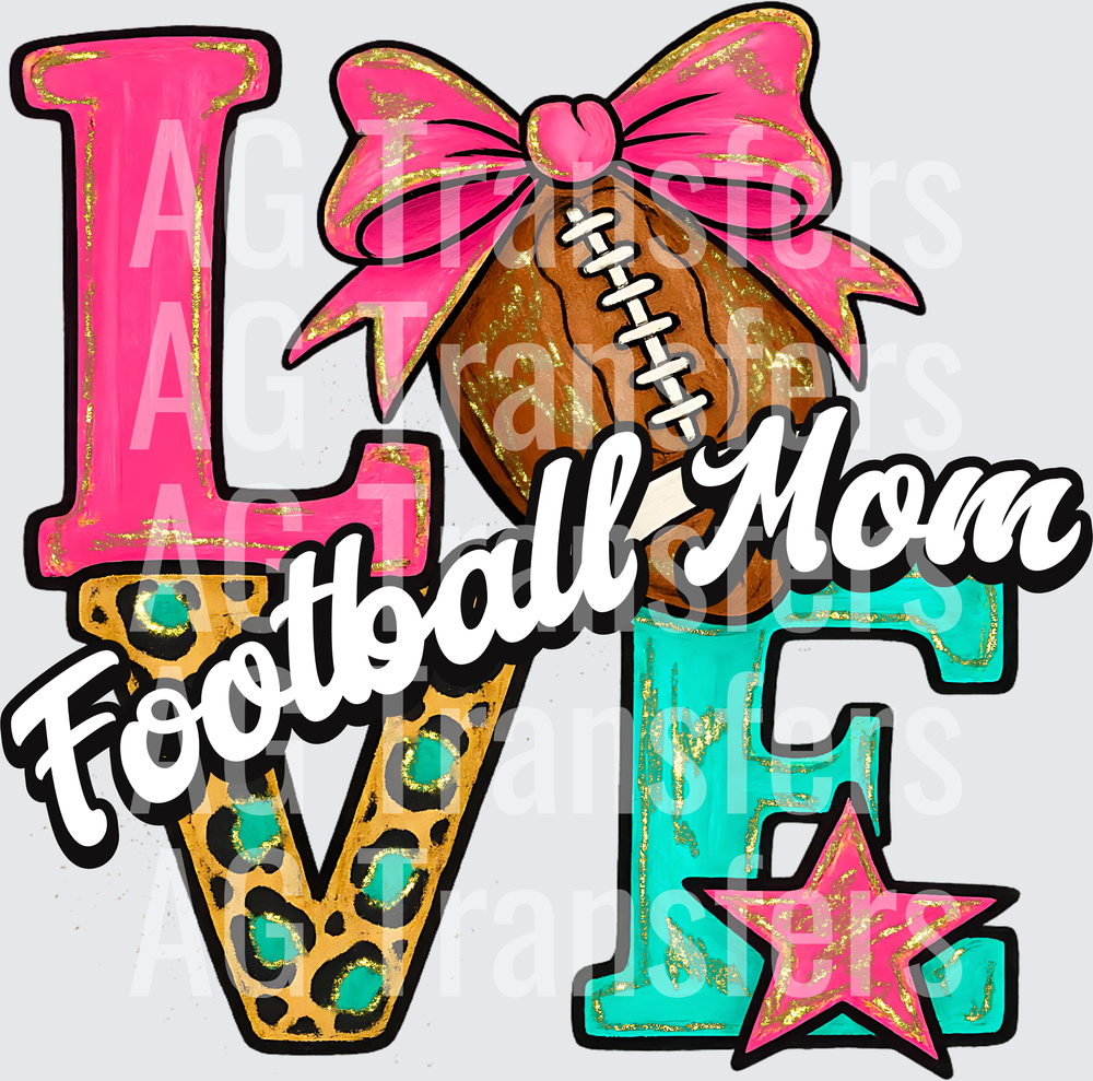 Love Football Mom HWDS