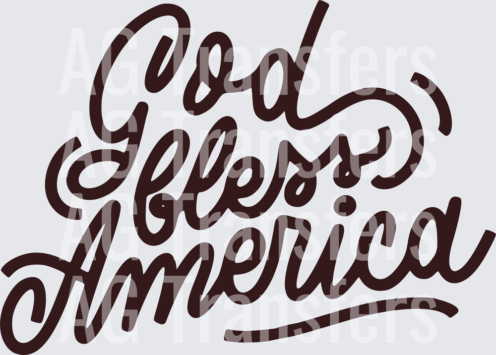 God Bless America PNG Version ONE