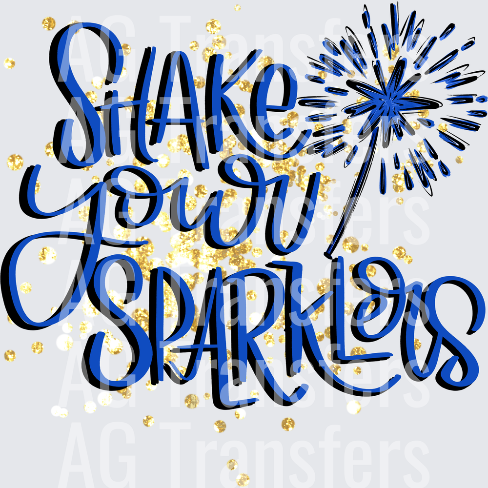 shake your sparklers blue