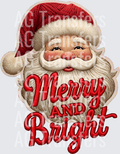 MERRY AND BRIGHT SANTA