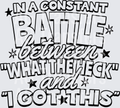 IN A CONSTANT BATTLE