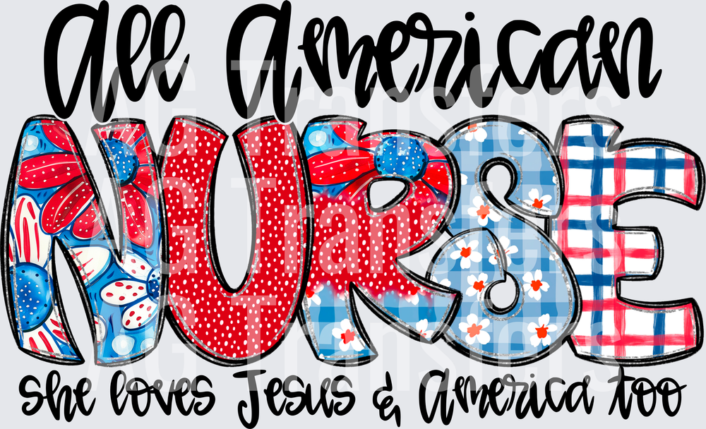 Nurse patriotic