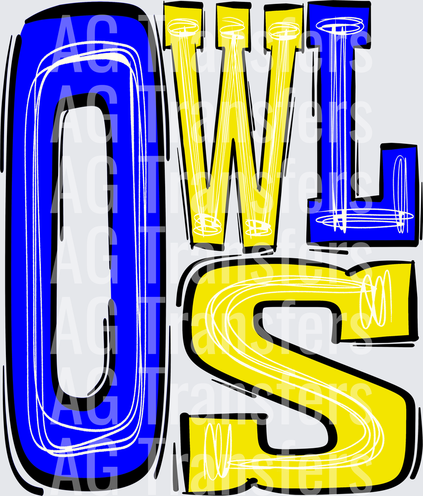 Owls royal yellow