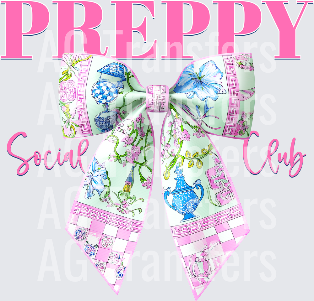 preppy bow