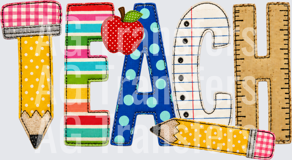 TEACH FAUX EMBROIDERY