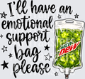 EMOTIONAL SUPPORT BAG MTN DEW