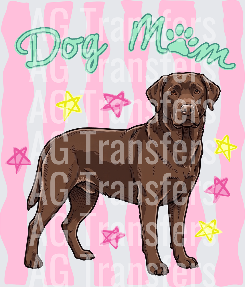 Chocolate Labrador Dog Mom