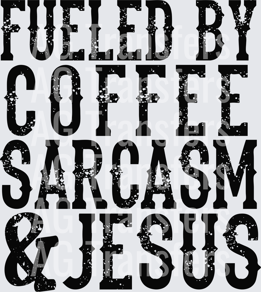 Fueledbycoffeesarcasmjesusblk