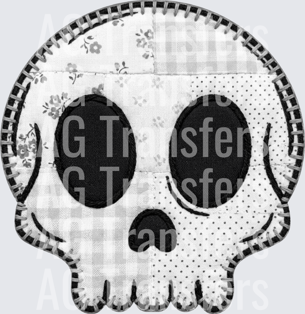 Stitched skull head